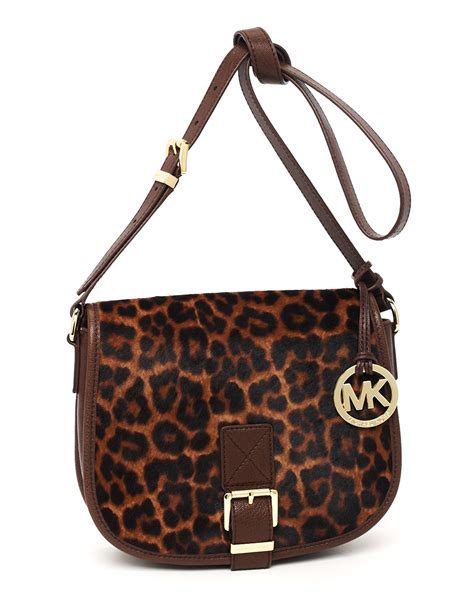 michael kors leopard zebra purse